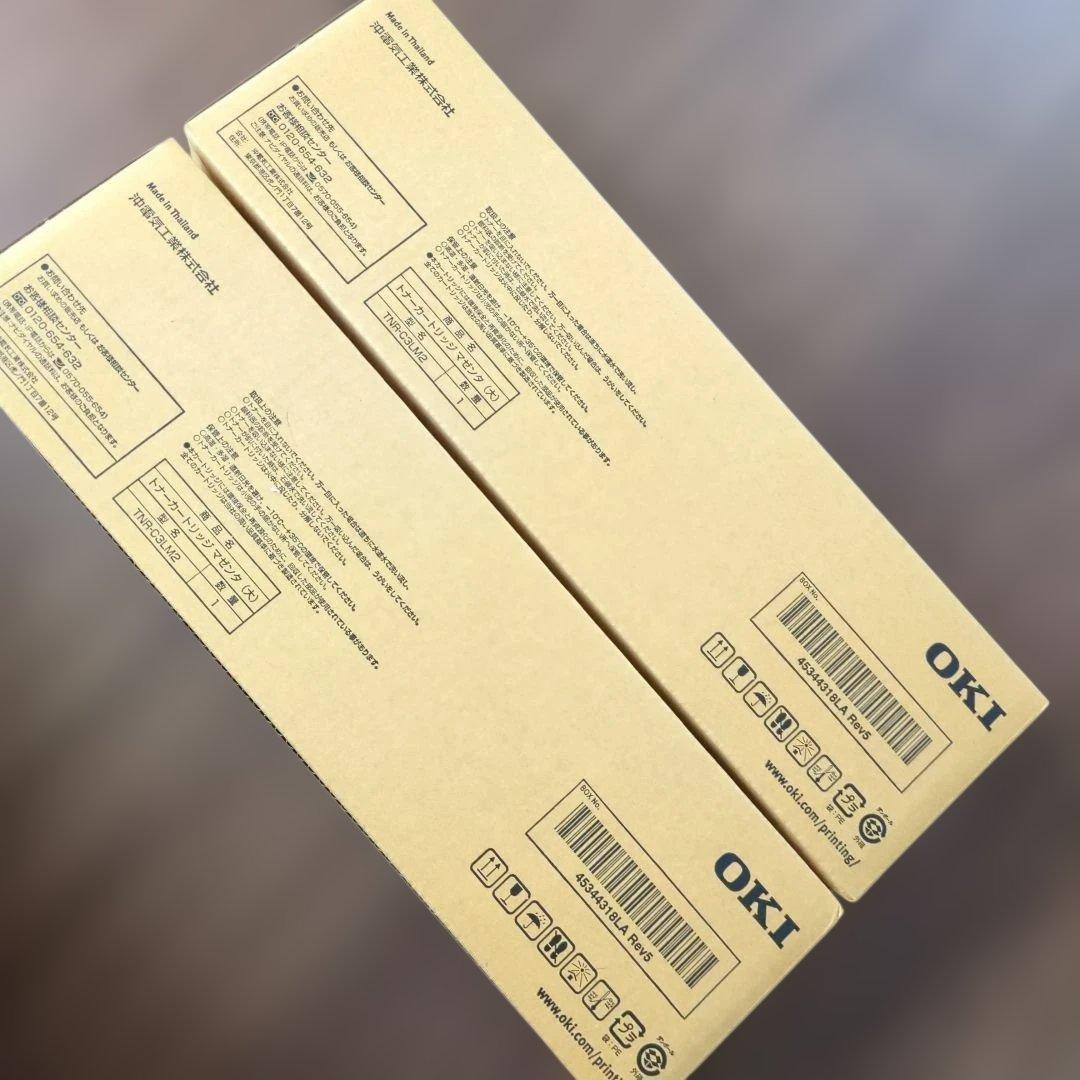 OKI TNR-C3LM2　トナーカートリッジ　マゼンダ（大）2個