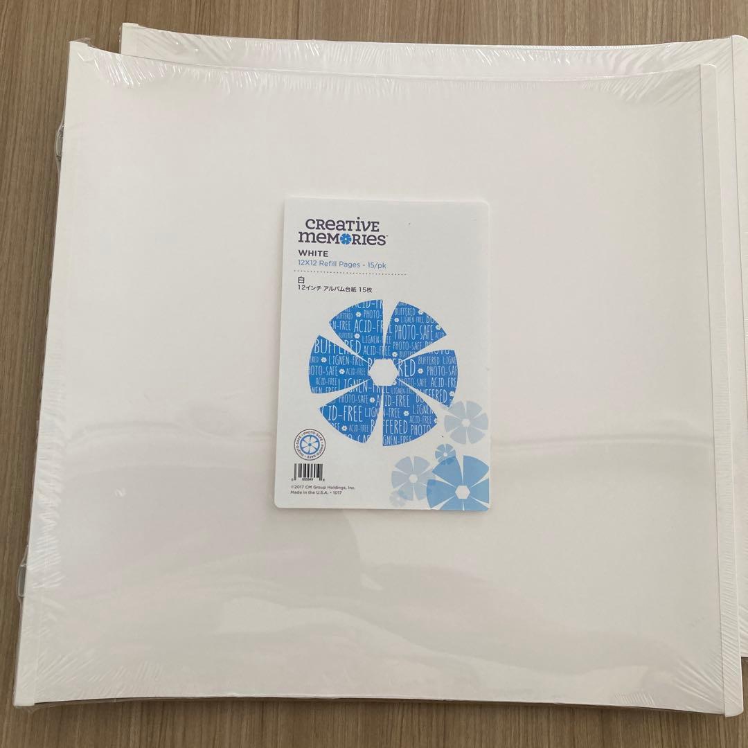 【未使用】クリエイティブメモリーズ　台紙　台紙カバー　ステッカー