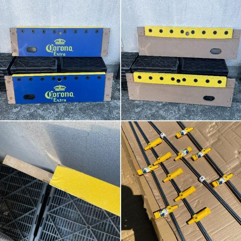 未使用　コロナビール テーブル　 サッカー ゲーム　発送可能 XZ3259ADU