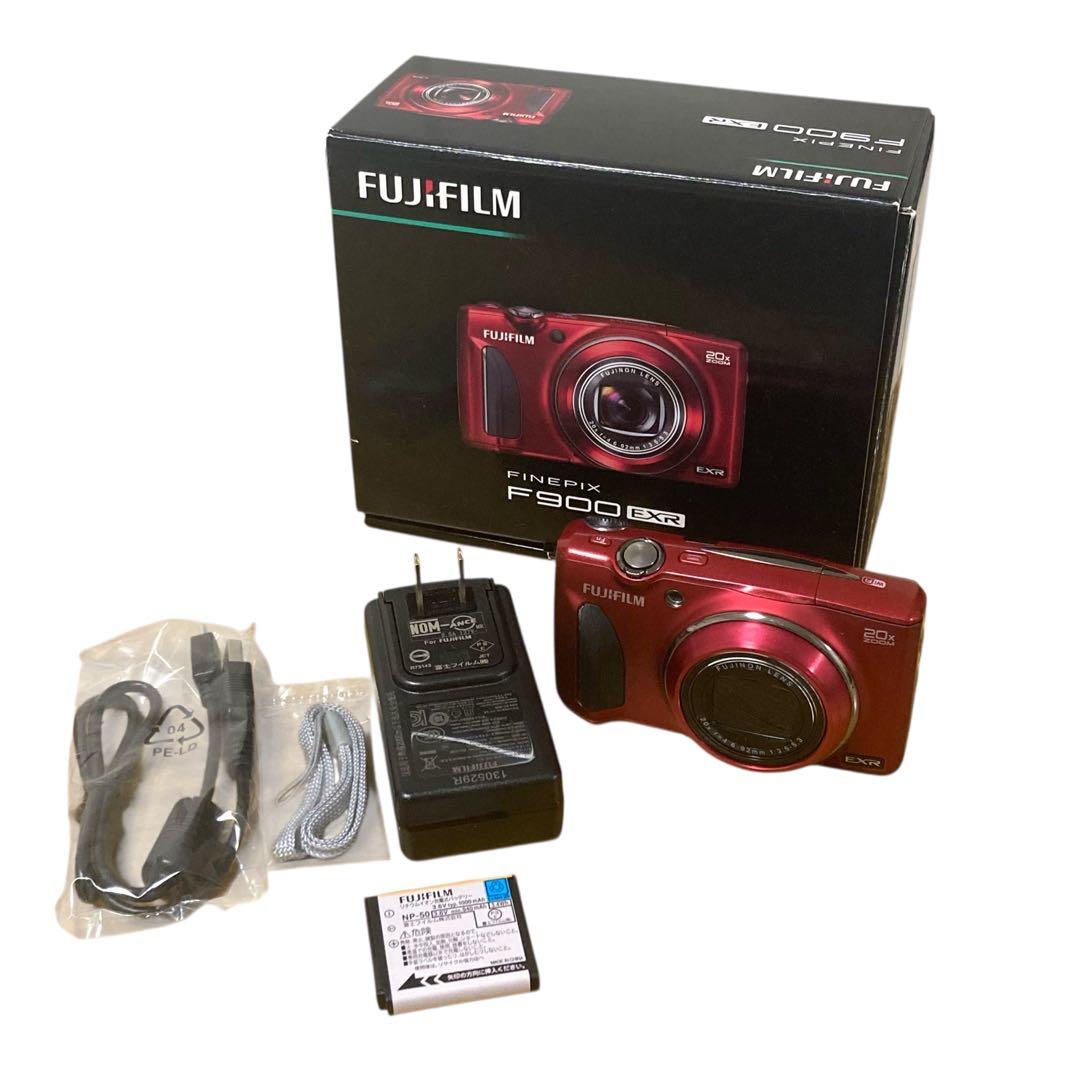 FUJIFILM FinePix F900EXR デジタルカメラ レッド