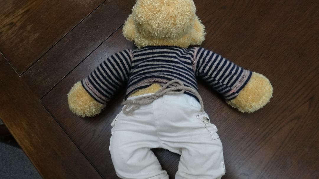 ブルネロを着たクマさん　ぬぐるみ