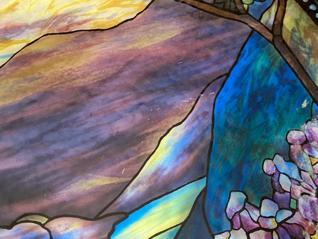自然の風景 ステンドグラス グラスマスターズ ランドスケープ 円形