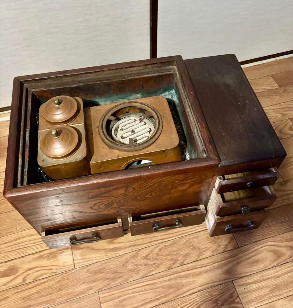 ★長火鉢　骨董