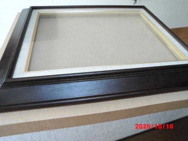 □ 木製デザイン額縁/F6号/A □