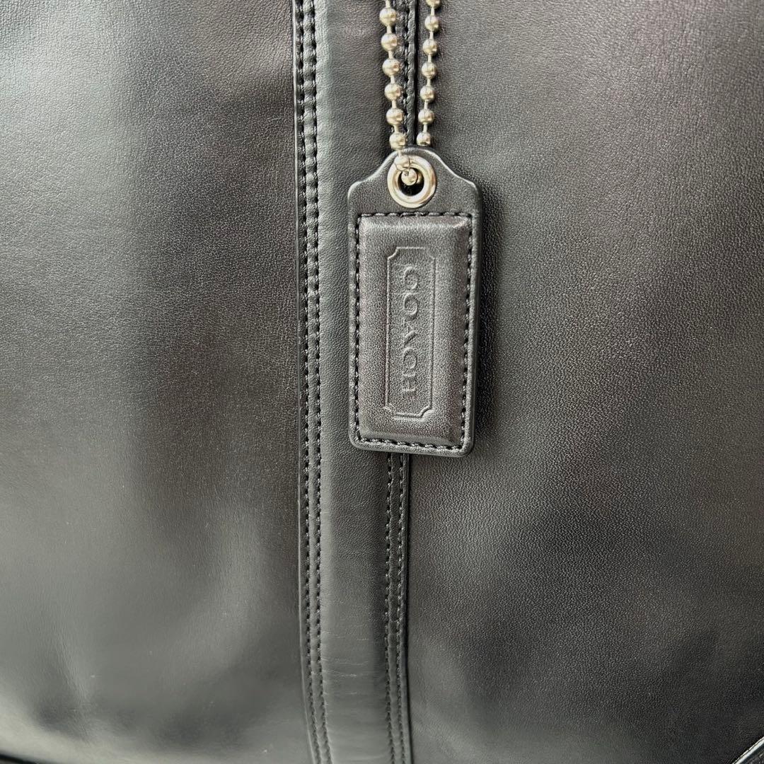 ✅【良品】メンテ済み　コーチ　ビジネスバッグ　COACH ショルダー　レザー