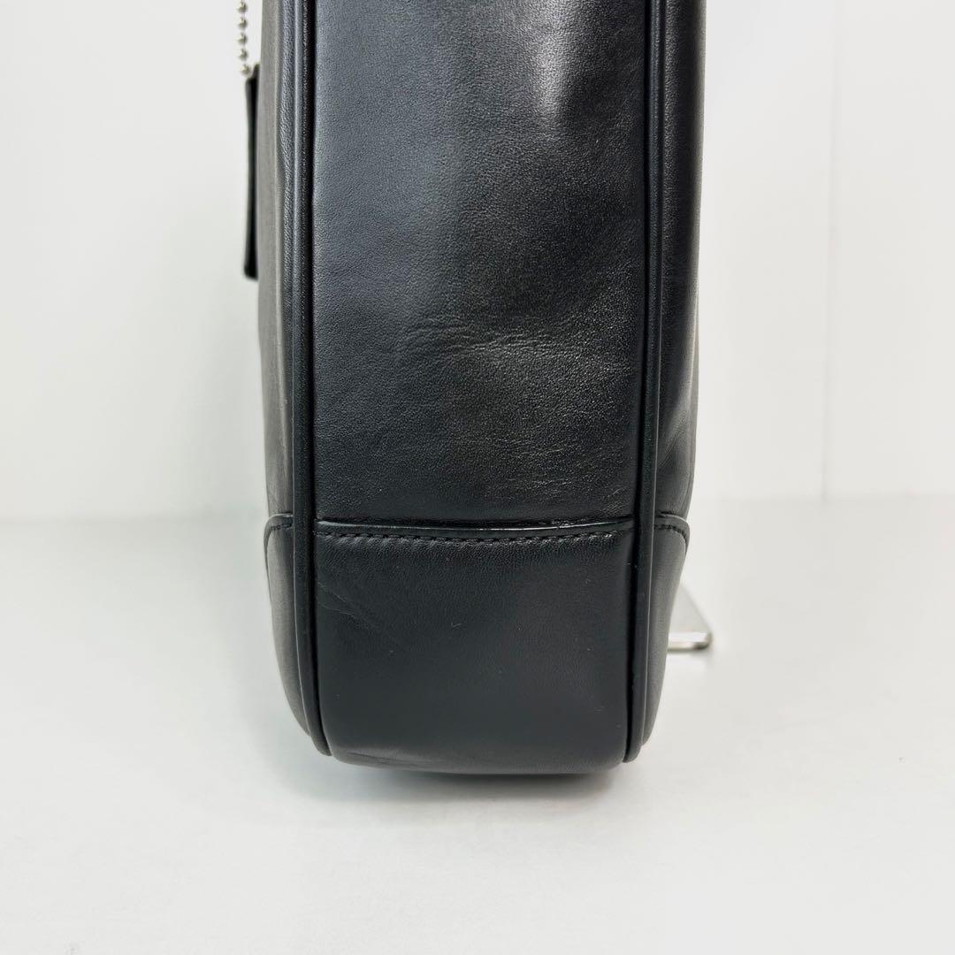 ✅【良品】メンテ済み　コーチ　ビジネスバッグ　COACH ショルダー　レザー