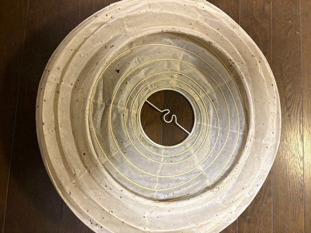 みぃたん様2灯径40㎝チリ入り和紙提灯ペンダント照明