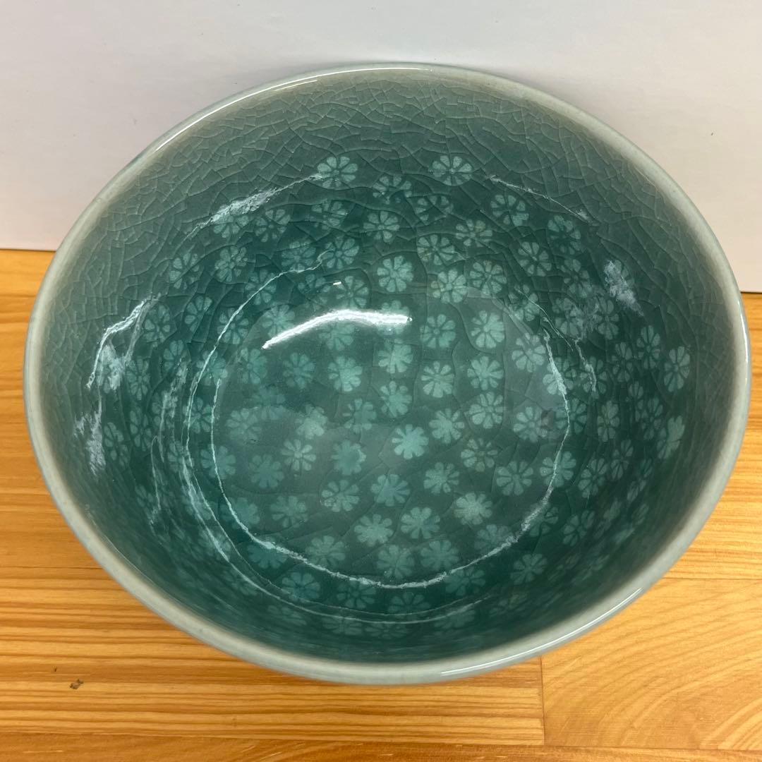 三國陶藝研究所　韓都鉉作　茶碗　美品　茶道具　工芸品　陶器　専用木箱付　美品