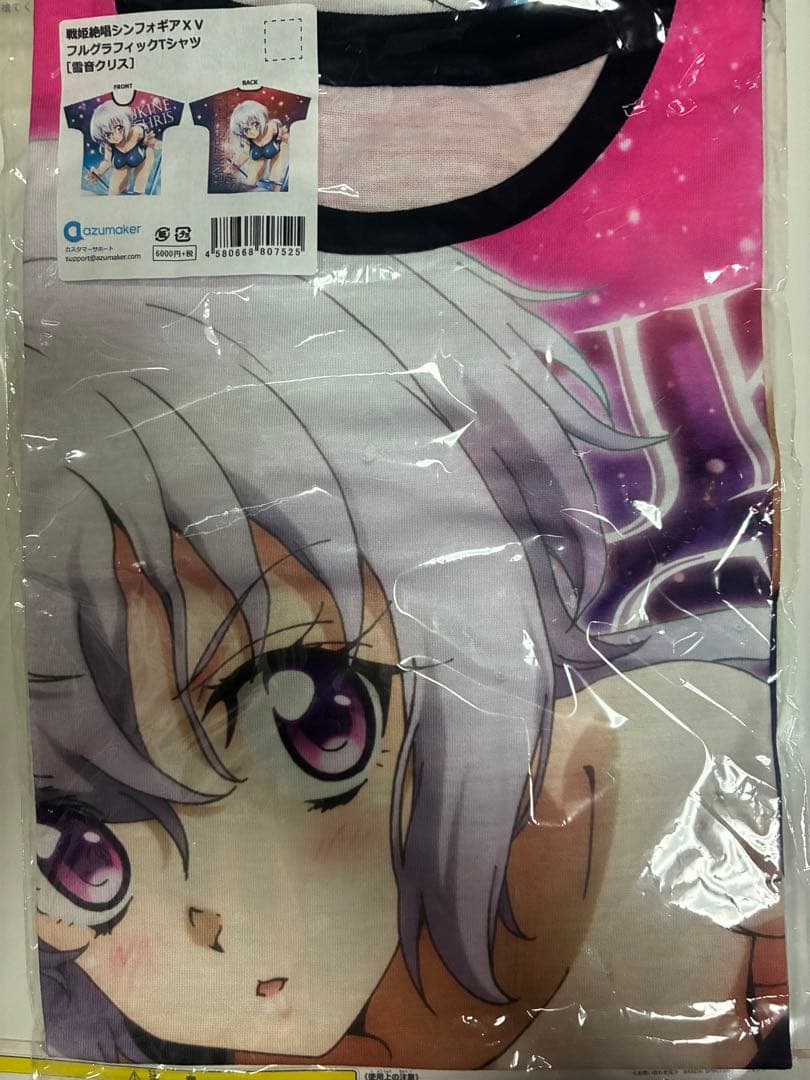 雪音クリス フルグラフィックTシャツ フルカラー 戦姫絶唱シンフォギアXV