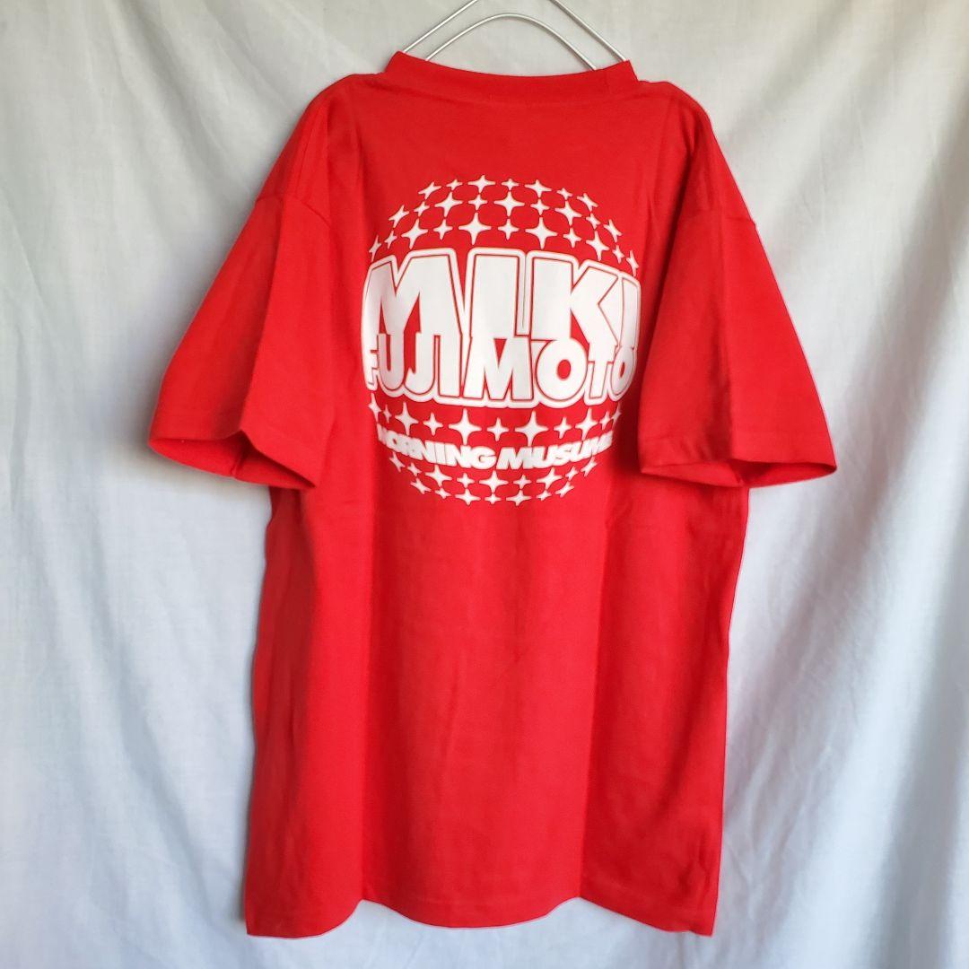 2007 モーニング娘 藤本美貴コンサート半袖 Tシャツ 赤 ミキティ