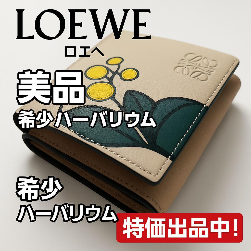 【TomokoN】LOEWE ロエベ 三つ折り財布 ハーバリウム 希少