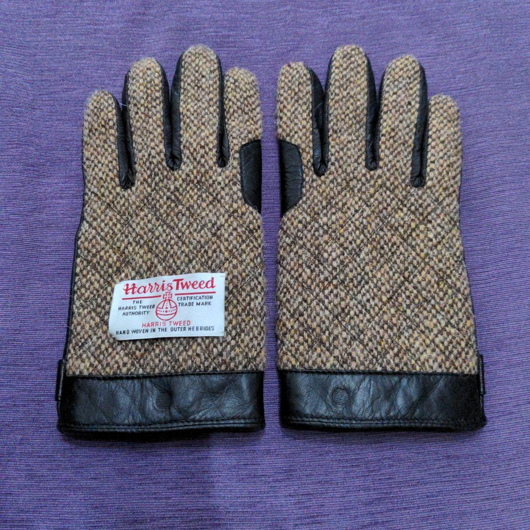 ★新品同様品★ハリスツイード　グローブ　手袋