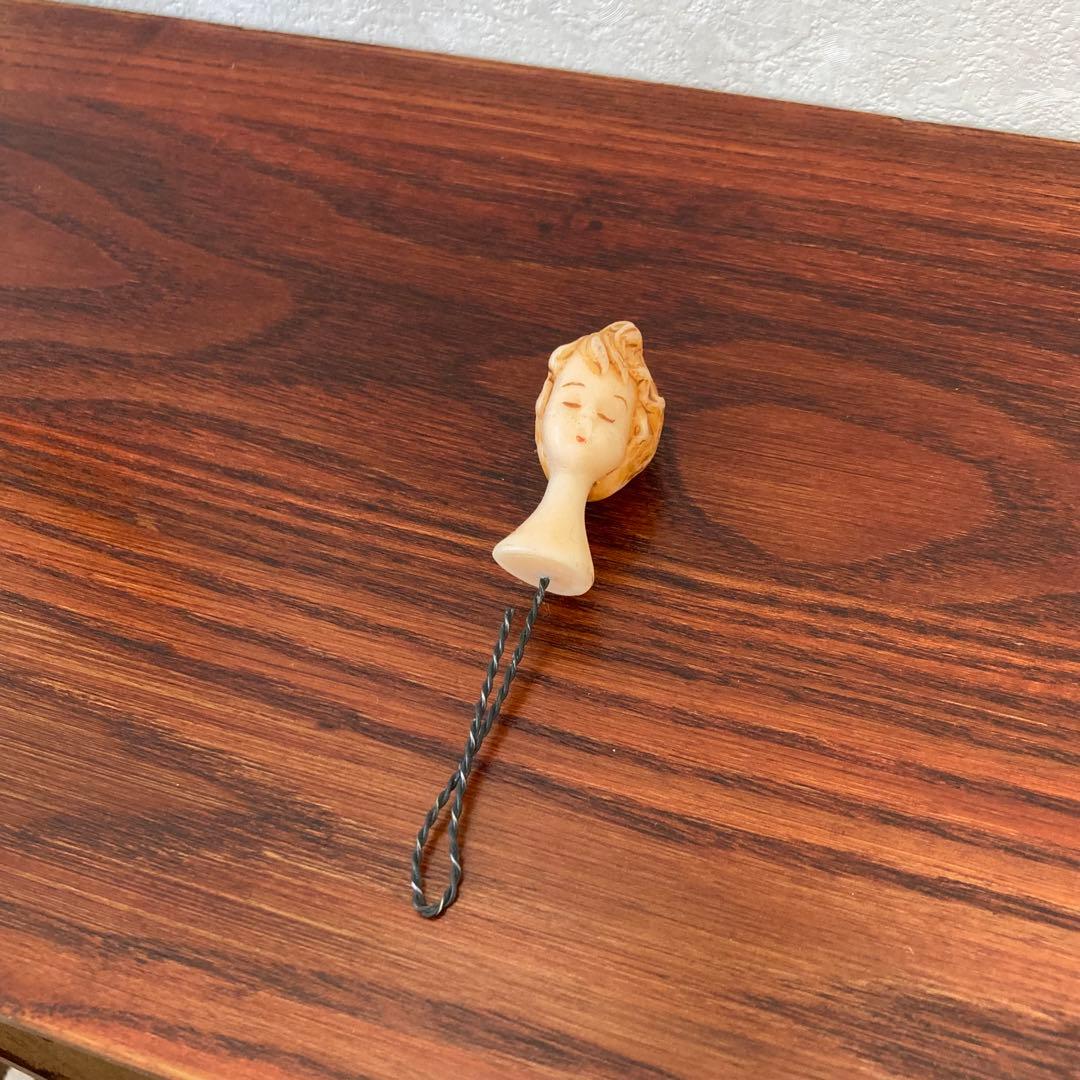 蝋人形　ミニチュア　ドールハウス　ドイツ　ヴィンテージ