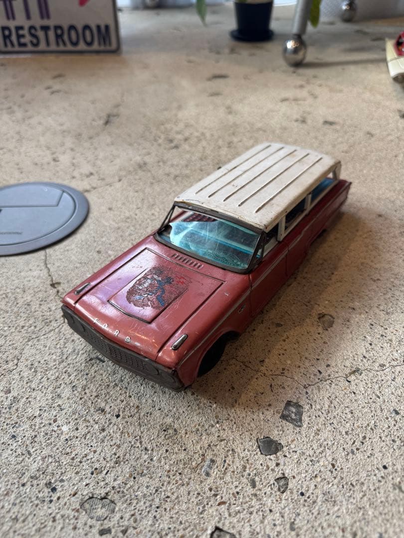 FORD カントリースクワイヤ ブリキ 当時物