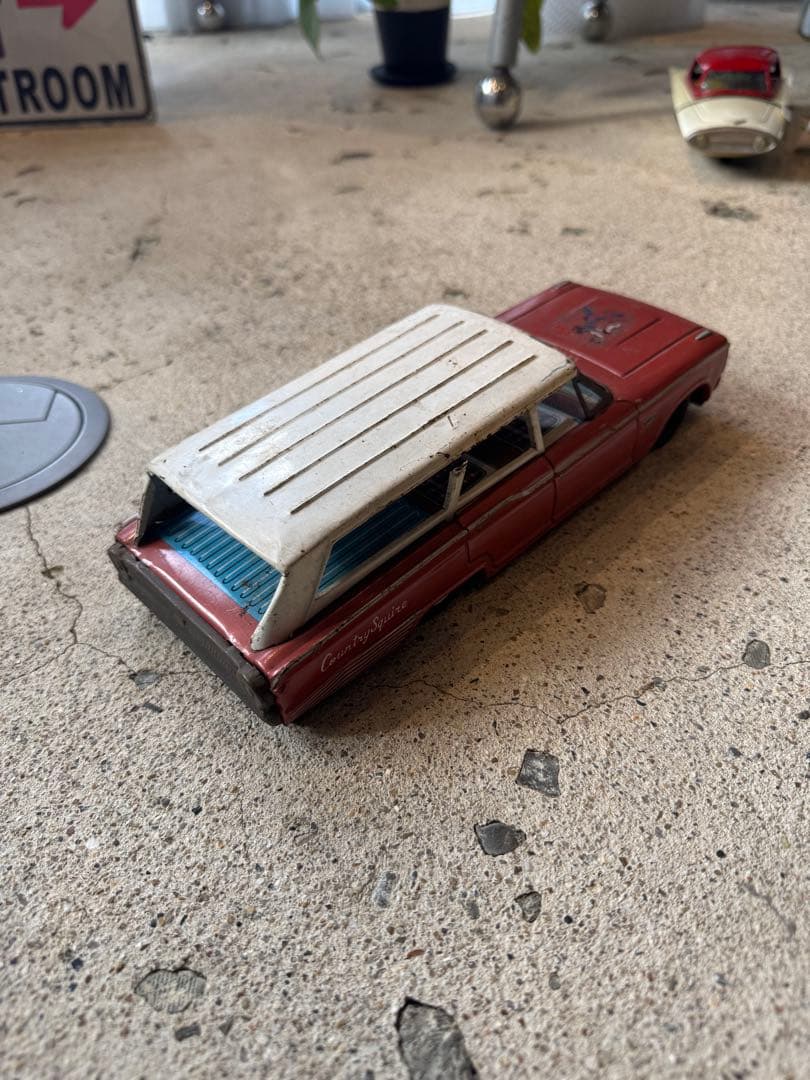 FORD カントリースクワイヤ ブリキ 当時物