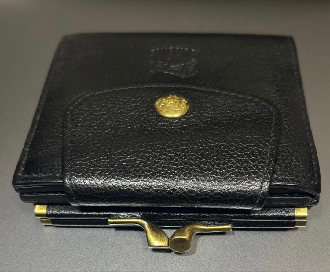 【SALE 美品】イルビゾンテ　がま口折り財布　54202309640