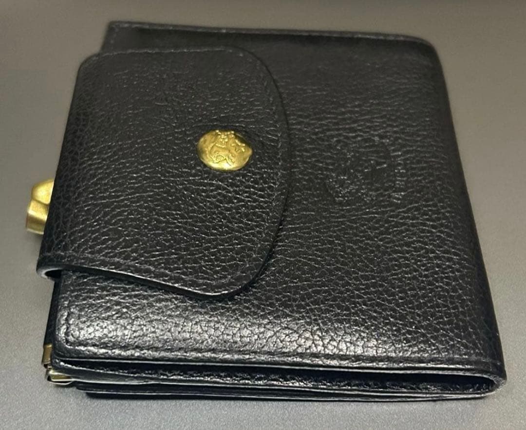 【SALE 美品】イルビゾンテ　がま口折り財布　54202309640