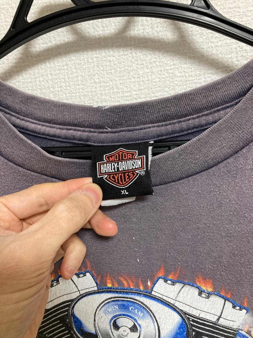 雰囲気◎2001 Harley-Davidson エンジン　フレイム　Tシャツ