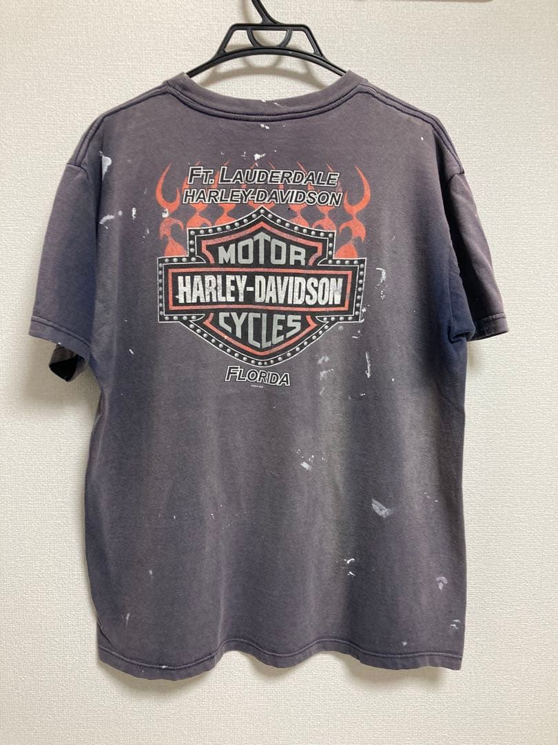 雰囲気◎2001 Harley-Davidson エンジン　フレイム　Tシャツ