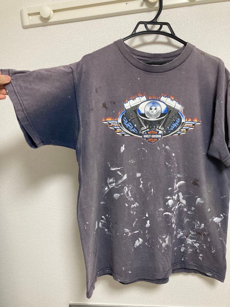 雰囲気◎2001 Harley-Davidson エンジン　フレイム　Tシャツ