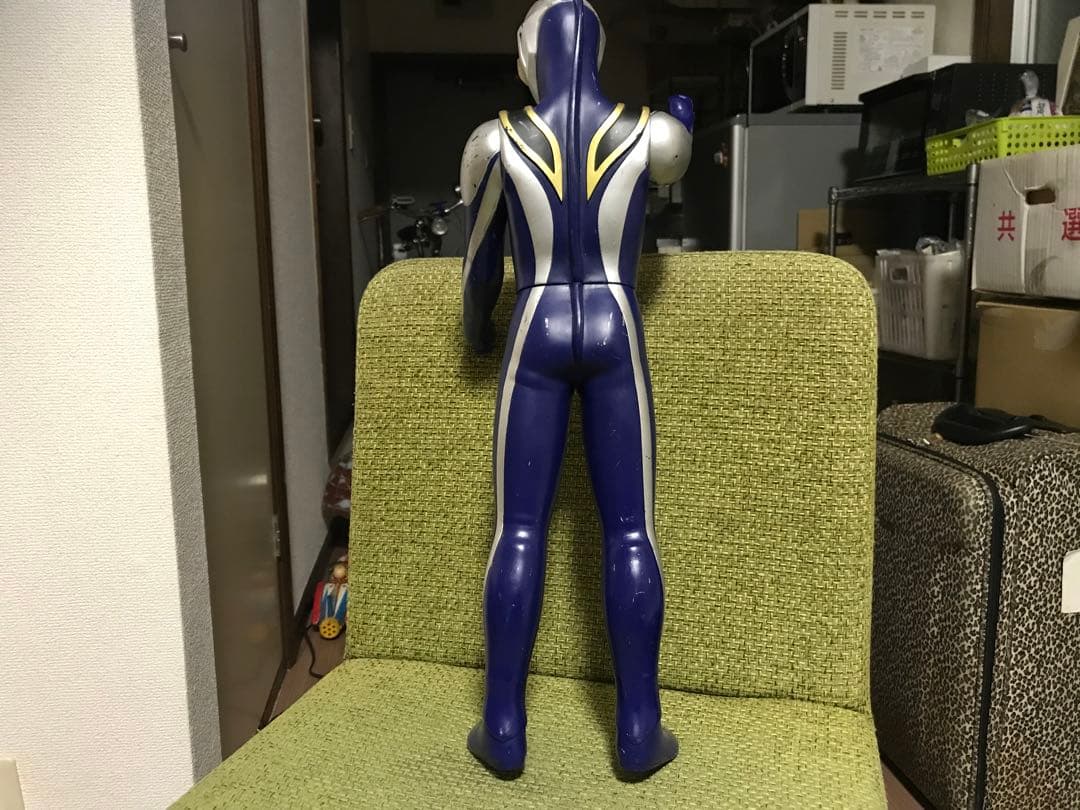 ウルトラマン アグル身長巨大な50cmソフビバンダ日本製です