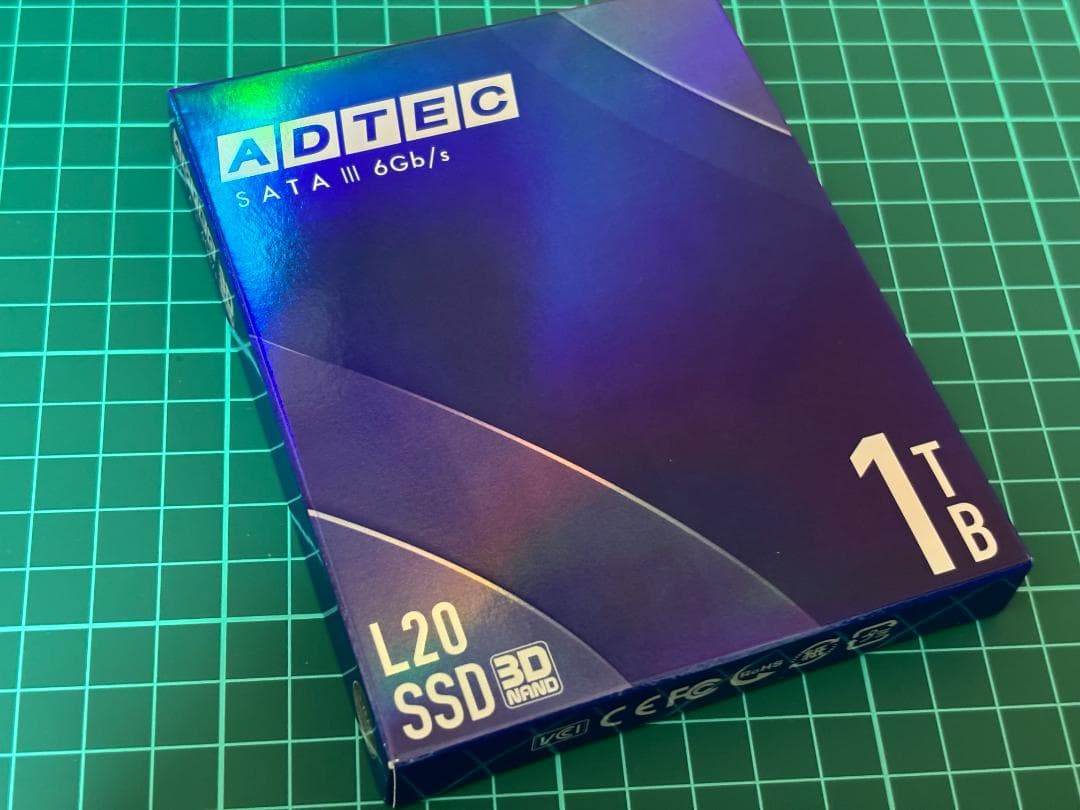 【新品未開封】アドテック SATA SSD L20 Series 1TB