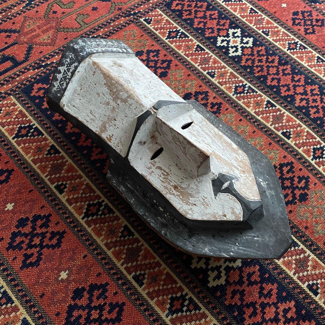 タプアヌマスク　タプアヌ　ミクロネシア　木製彫刻　民藝　古美術　プリミティブ