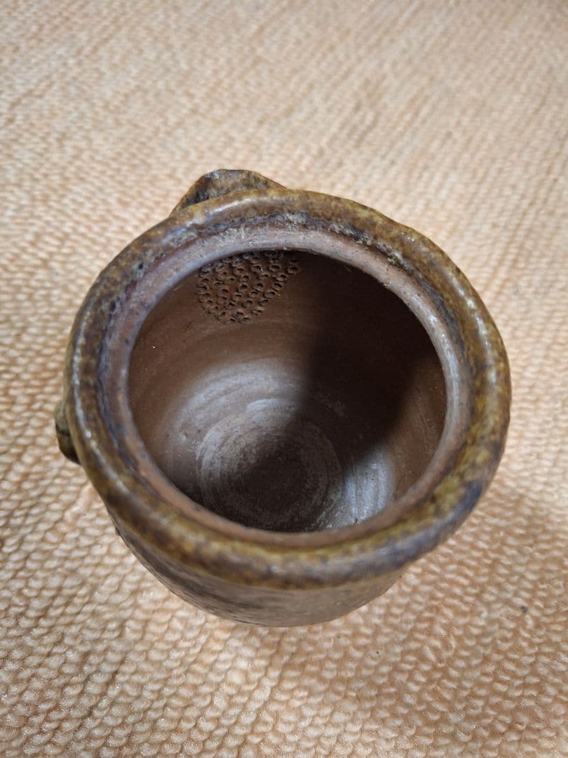 備前焼、松毬摘み、宝瓶