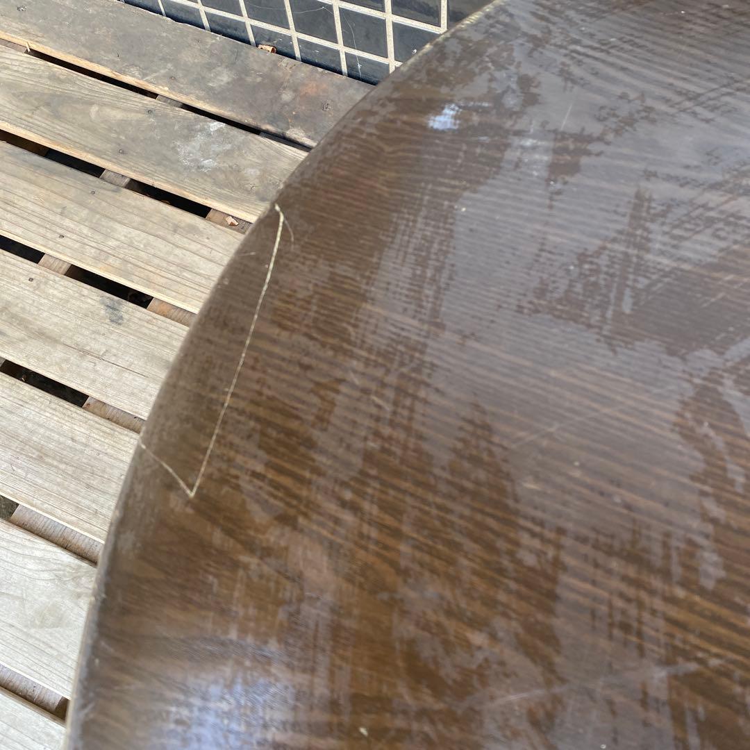 A 昭和レトロ 折りたたみ式ちゃぶ台 円卓 丸テーブル 店舗什器 古民家