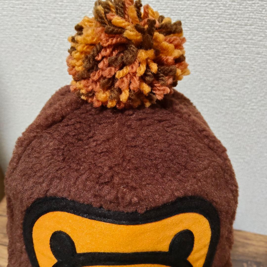 APE BAPE MILO FACE ボア フリース キャップ ポンポン付 新品