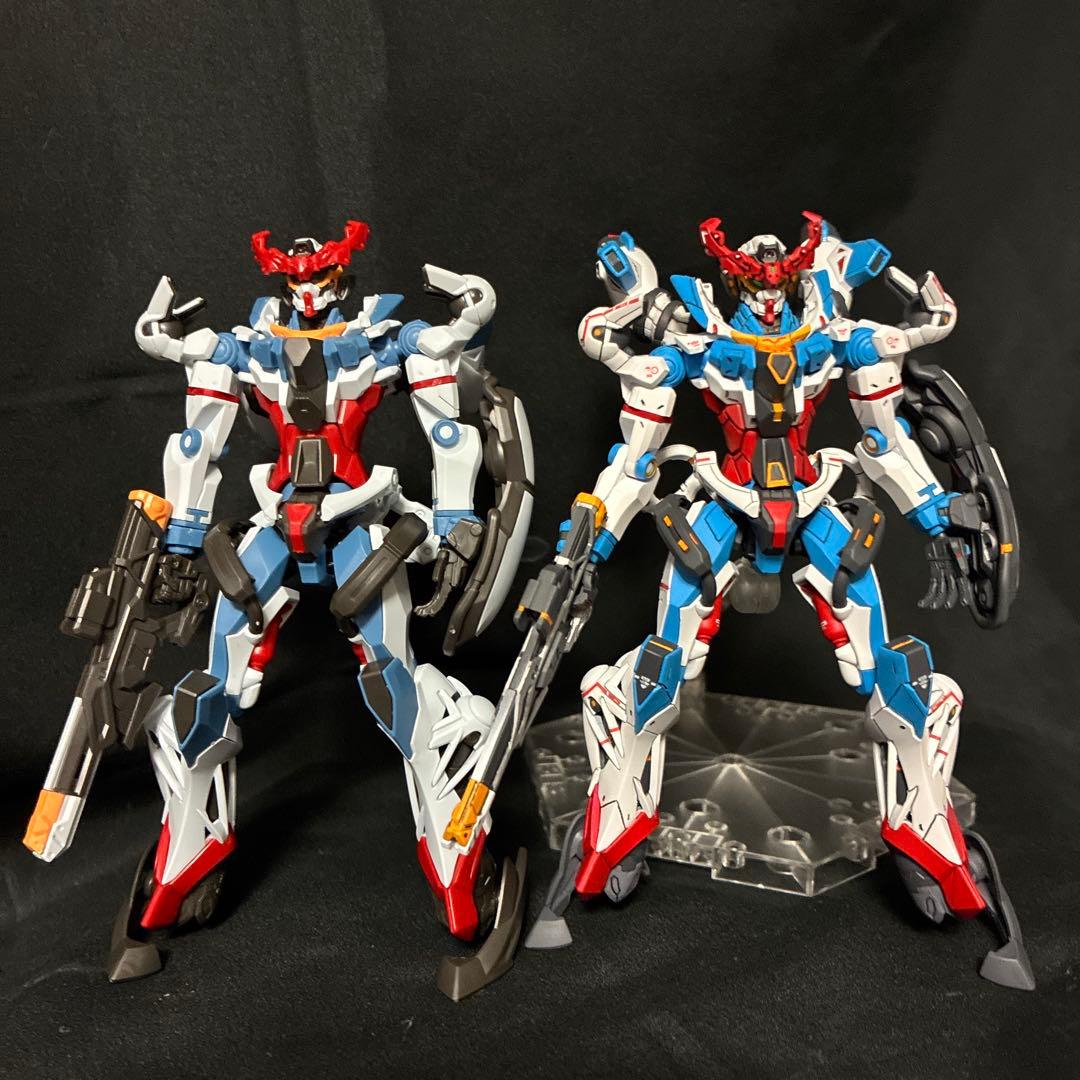 HG ジークアクス　塗装　完成品　＋ジャイアントガトリングセット