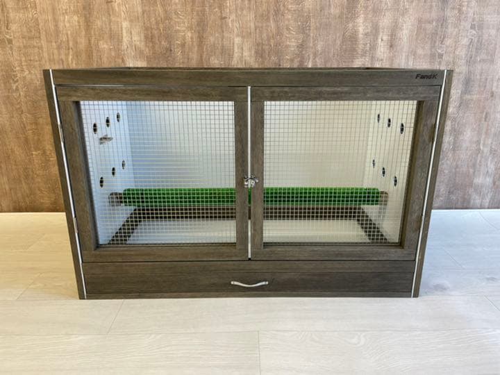 ＦandＫ爬虫類木製ケージ　フクロウケージ　オーダー用