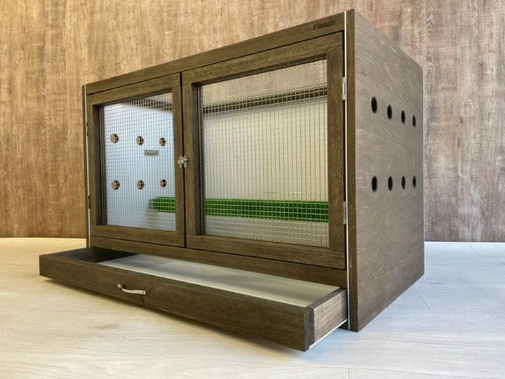 ＦandＫ爬虫類木製ケージ　フクロウケージ　オーダー用