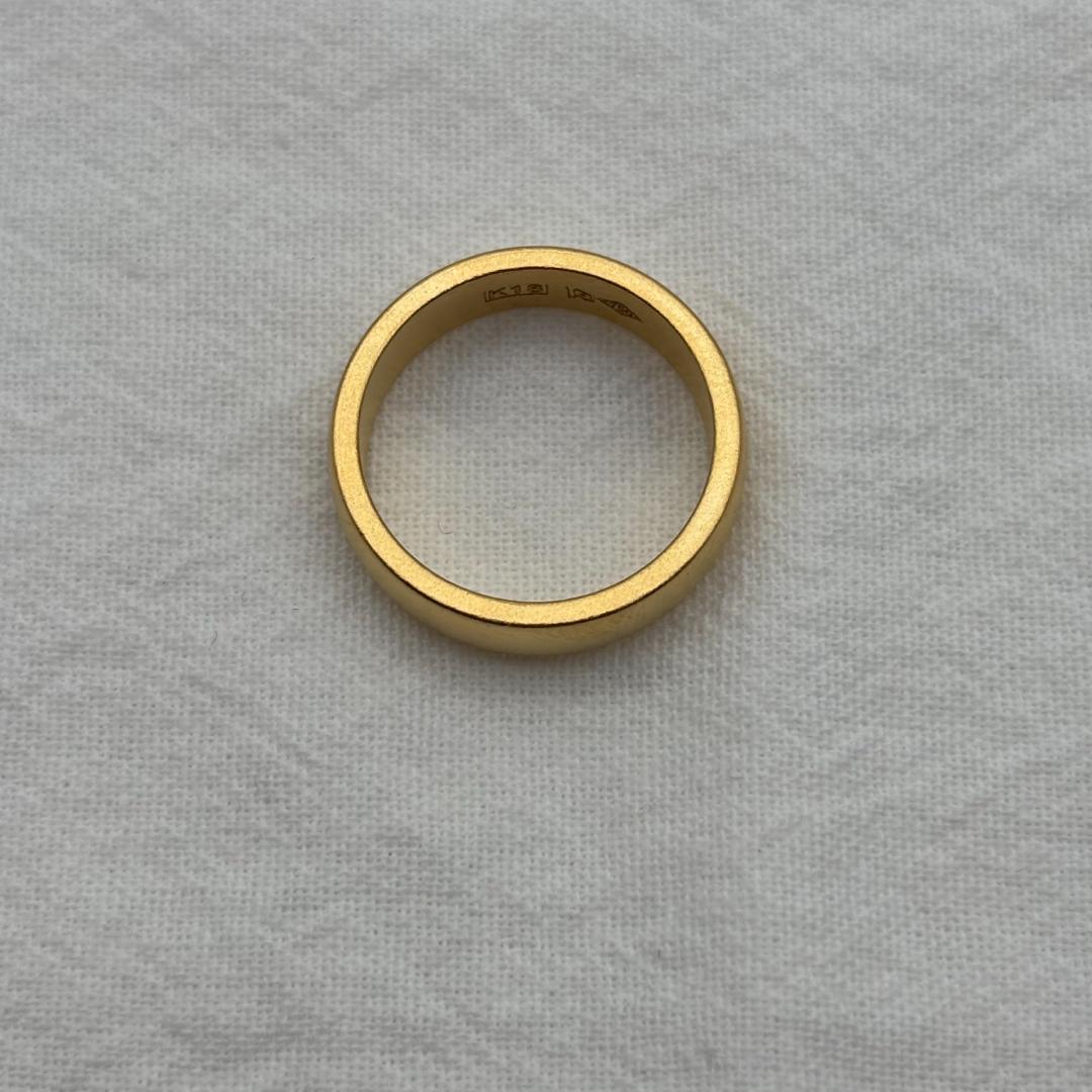K18金 ゴールドリング 49mm 4.36g 16号