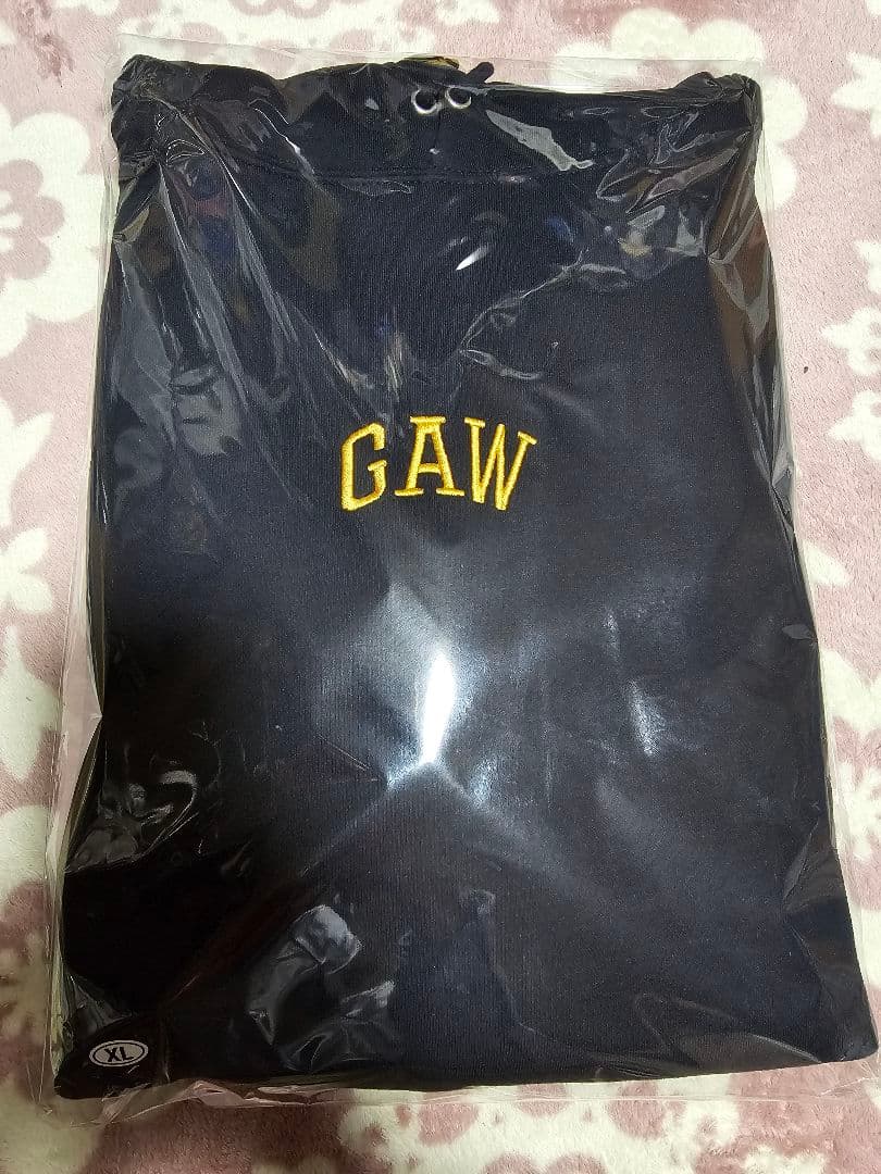 MAN WITH A MISSION　GAW刺繍パーカー（ネイビー）XL