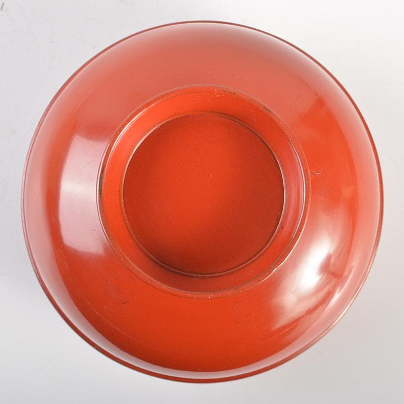 古民具　根来塗　朱塗　薬器　仕覆付　M　R7440