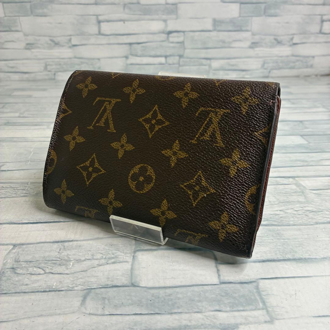 美品　60 ルイヴィトン モノグラム 三つ折り財布 mt2