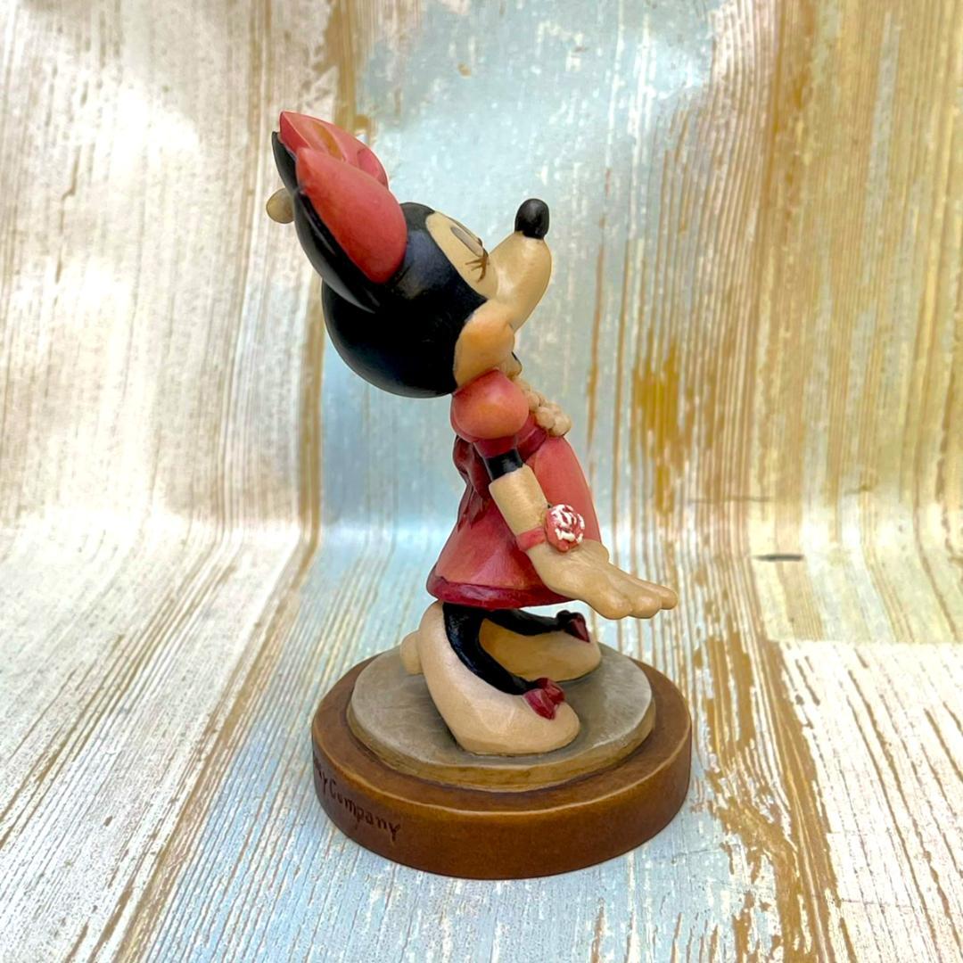 世界限定5000個 激レア★ミニーマウス 木製フィギュア ANRI