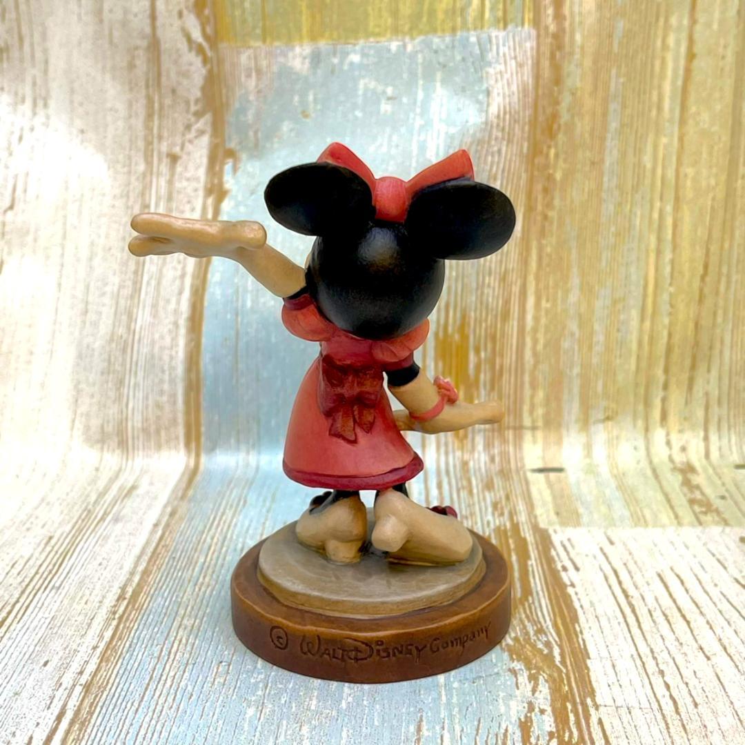 世界限定5000個 激レア★ミニーマウス 木製フィギュア ANRI