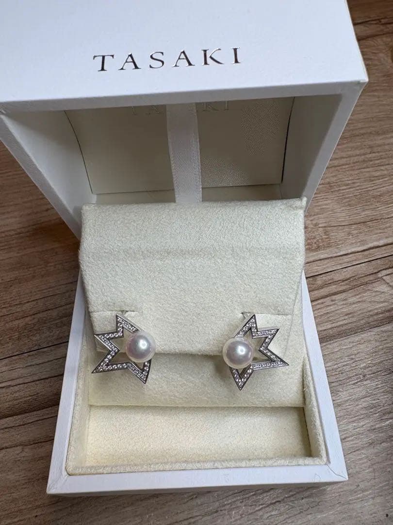 最終価格★TASAKIコメットプラスダイヤモンドピアス ほぼ新品★週末限定セール