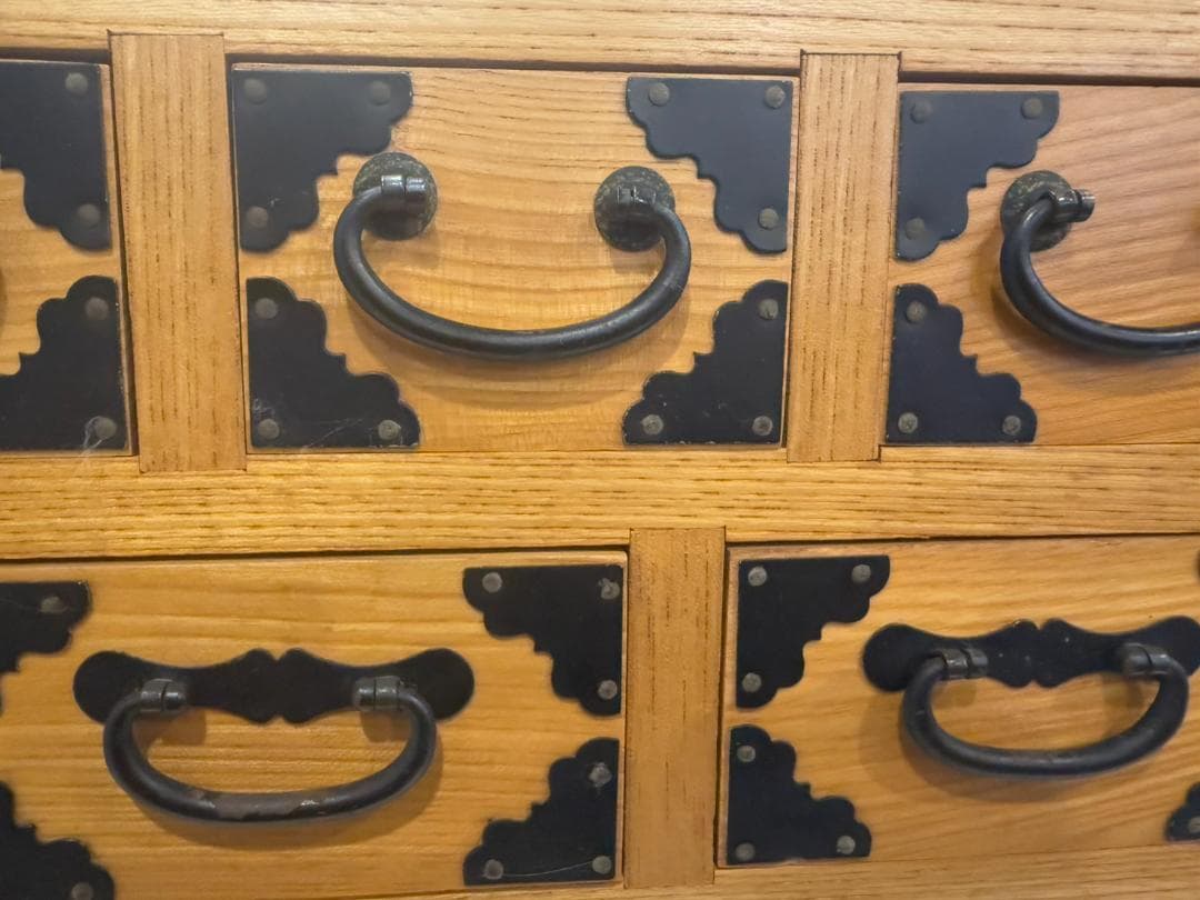 アンティーク 薬箪笥 小物入れ 薬箱 木製 17杯