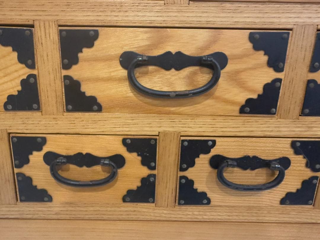 アンティーク 薬箪笥 小物入れ 薬箱 木製 17杯