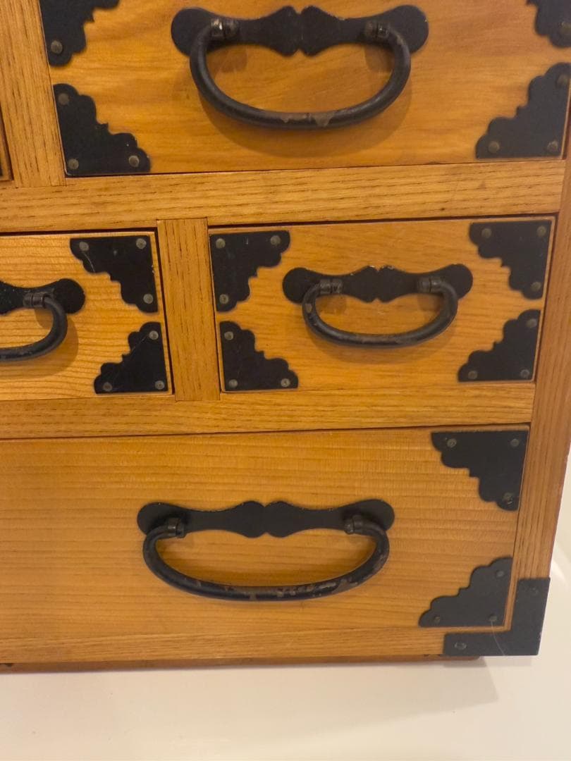 アンティーク 薬箪笥 小物入れ 薬箱 木製 17杯