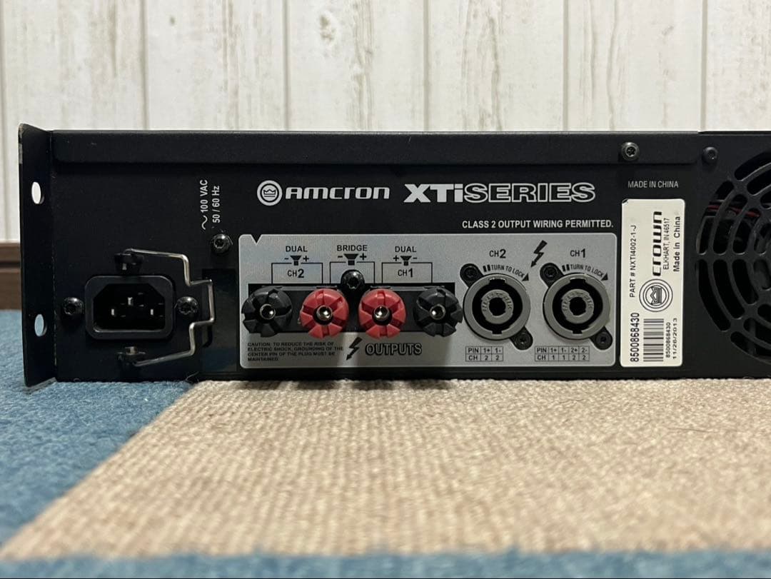 AMCRON アムクロン XTi 4002 パワーアンプ