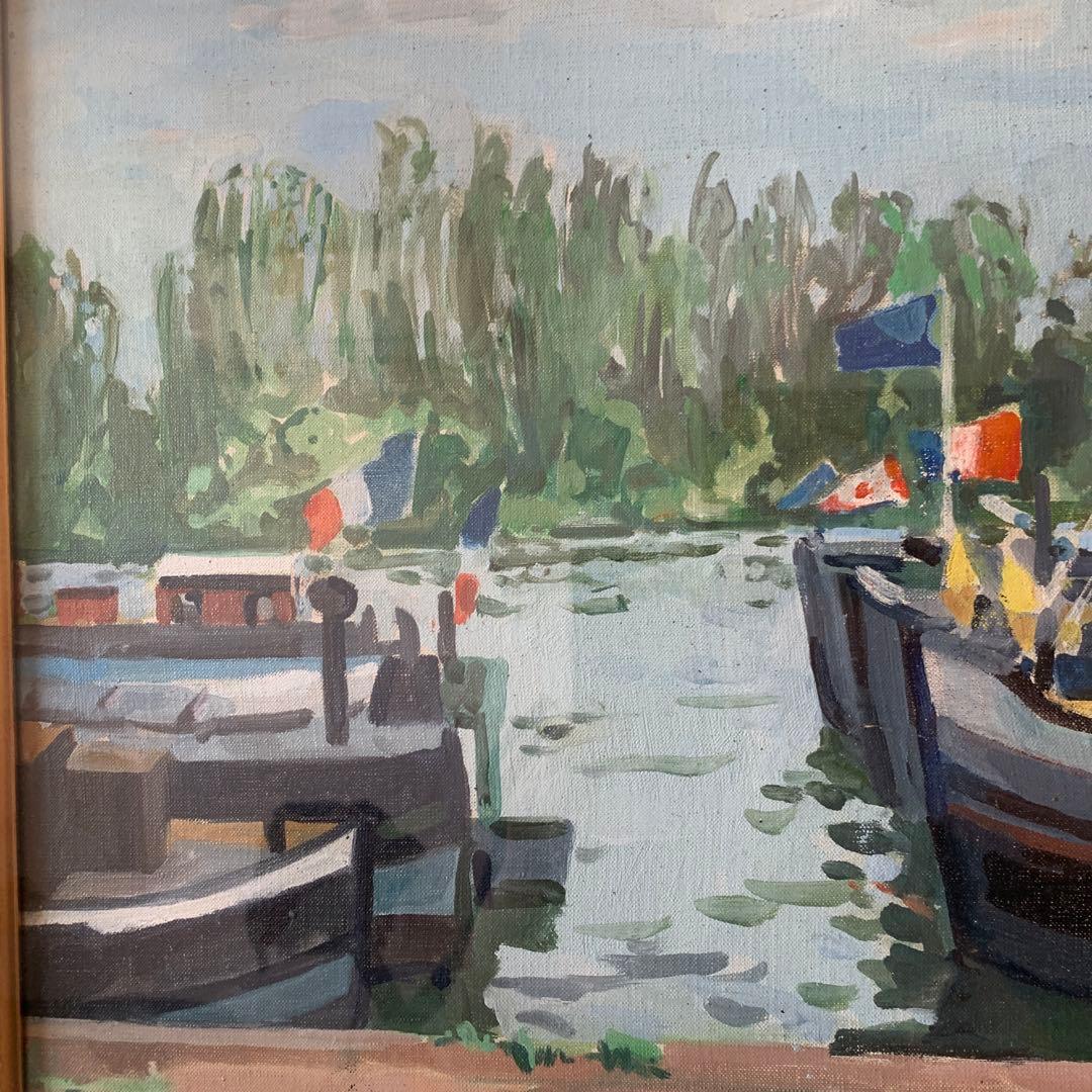 『マノエル・ピラー(Manuel Pillar)／トリコロール』8F号／油彩画