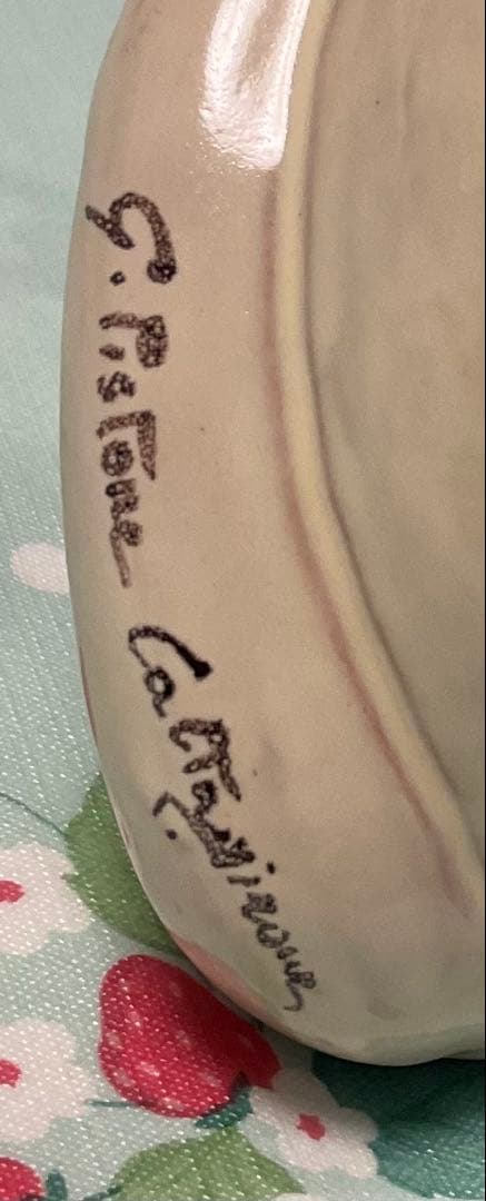 【シチリア伝統工芸品】陶器製 猫の置物