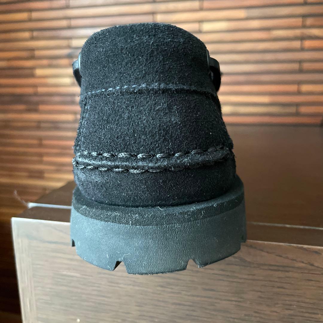 美品 パラブーツ デッキシューズ MALO 黒スエード UK6.5