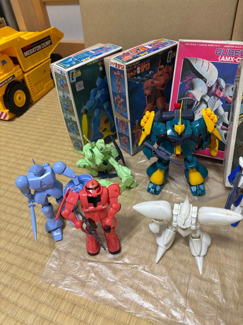ガンプラ組立済み14点セット　（昭和ジャンク品）
