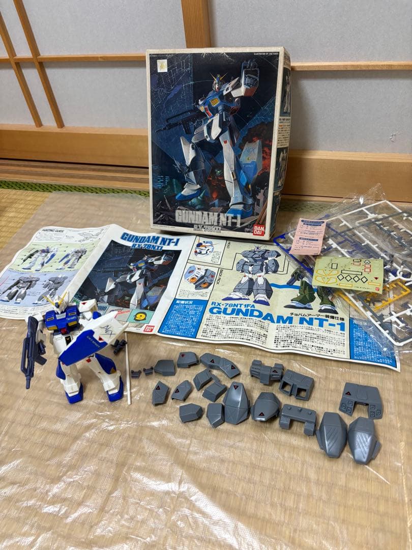 ガンプラ組立済み14点セット　（昭和ジャンク品）