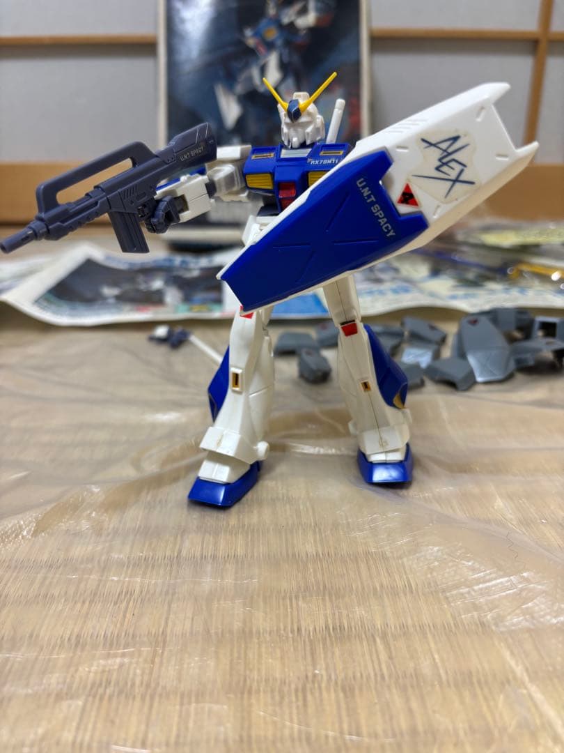 ガンプラ組立済み14点セット　（昭和ジャンク品）
